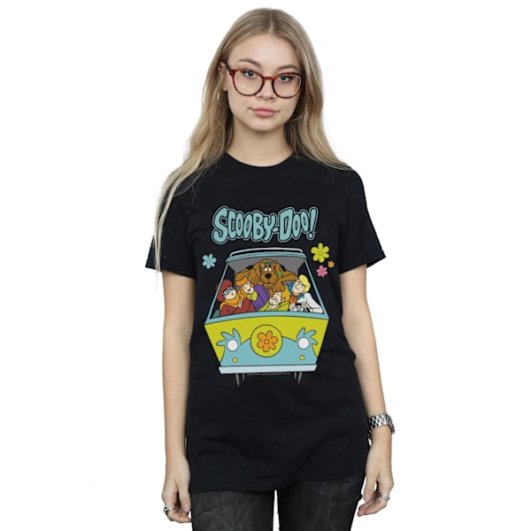 Scooby Doo Dam/Damer Mystery Machine Group Bomull Boyfriend Black 4XL