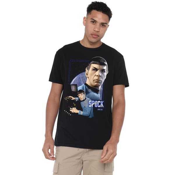 Star Trek Herr Spock T-Shirt M Svart Black M