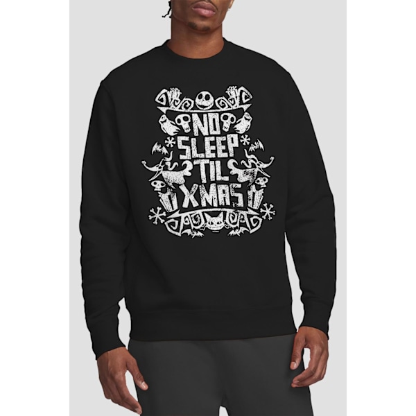 The Nightmare Before Christmas Unisex Vuxen No Sleep Till Xmas Black XL