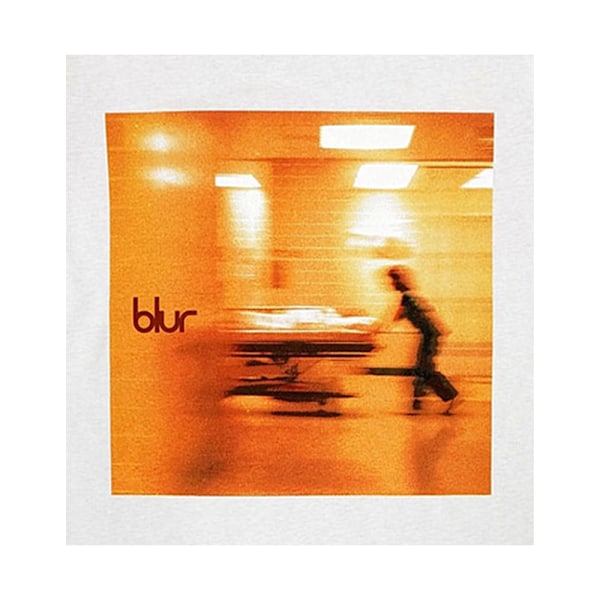 Blur Unisex Vuxen Album Omslag T-Shirt XL Vit White XL
