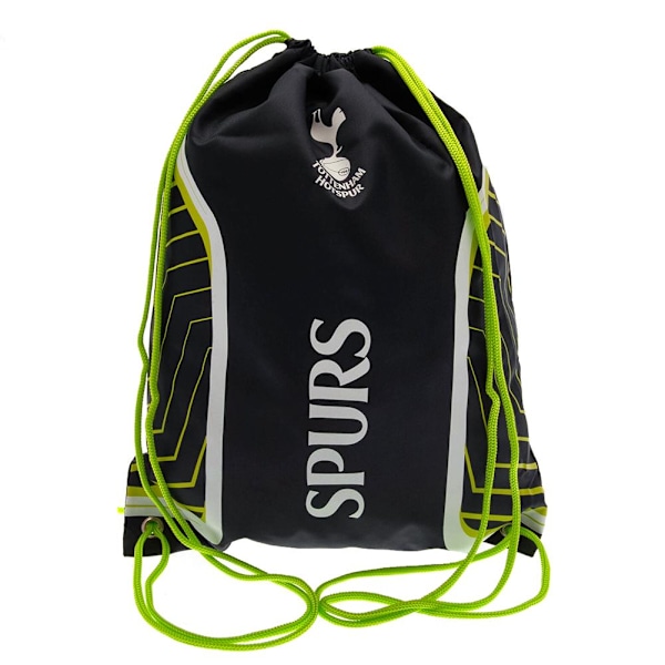 Tottenham Hotspur FC Flash Dragkedjesväska En Storlek Svart/Grön/ Black/Green/White One Size