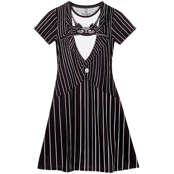Nightmare Before Christmas Damklänning/Damklänning Jack Skellington Black/White M