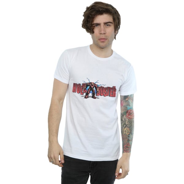 Marvel Mens Avengers Infinity War Hulkbuster 2.0 T-shirt S Whit White S
