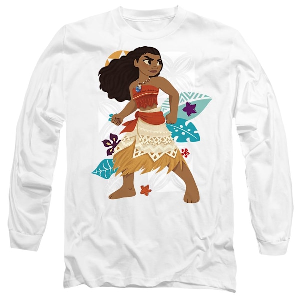 Moana Unisex Vuxen Ready For Adventure T-Shirt XXL Vit White XXL