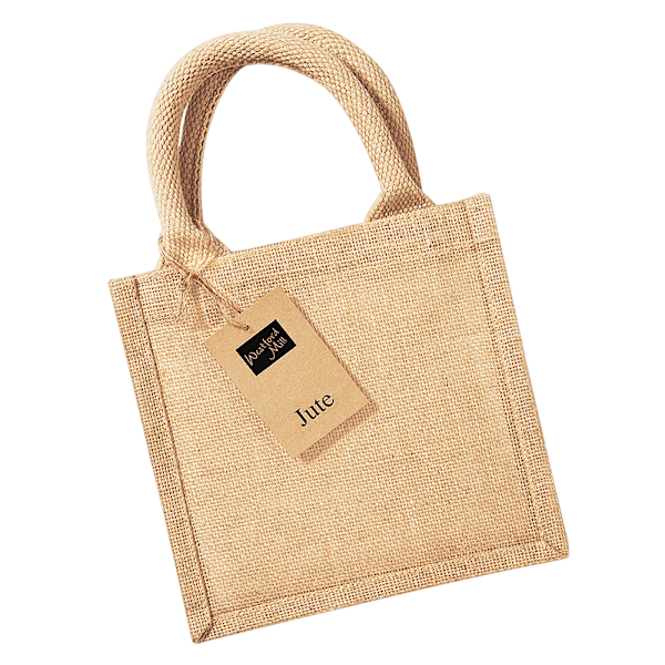 Westford Mill Petite Jute Presentpåse En Storlek Naturlig Natural One Size