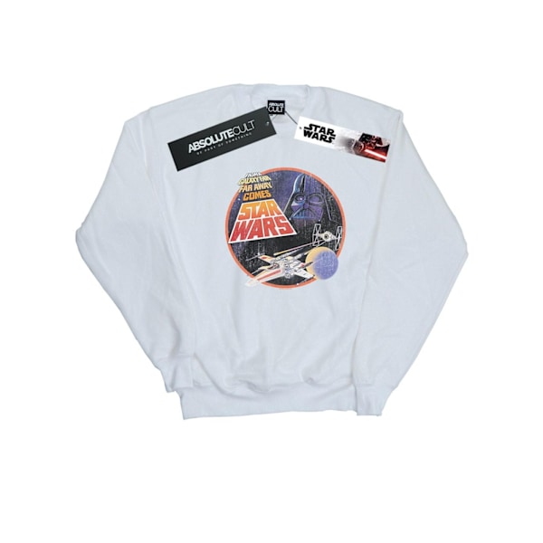 Star Wars Herr From A Galaxy Far Far Away Sweatshirt 4XL Vit White 4XL