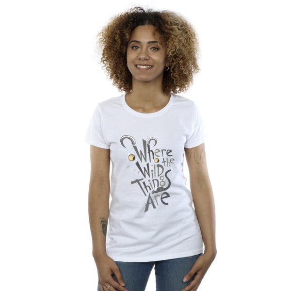 Where The Wild Things Are Womens/Ladies Bomull T-Shirt M Vit White M