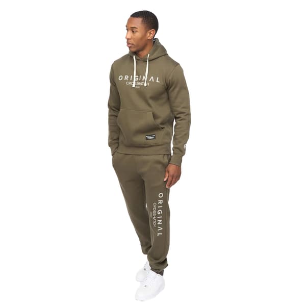 Crosshatch Herr Jamals Joggingbyxor M Mörk Oliv Dark Olive M