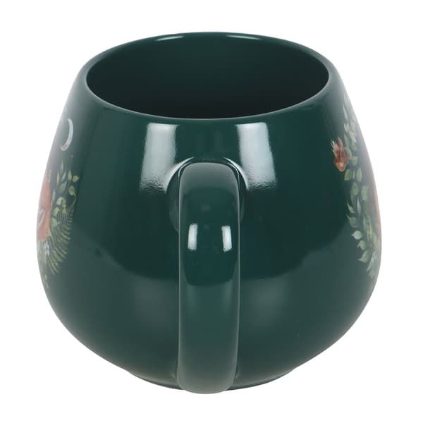 Something Different Sovande Räv Rundad Mugg One Size Grön Green One Size