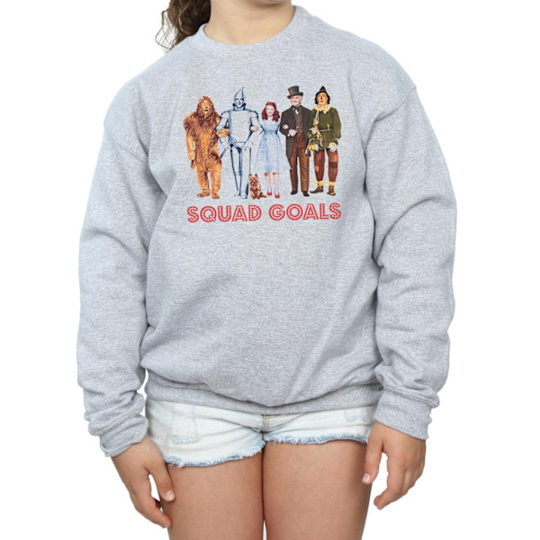 The Wizard Of Oz Girls Squad Goals Sweatshirt 12-13 År Sport Sports Grey 12-13 Years