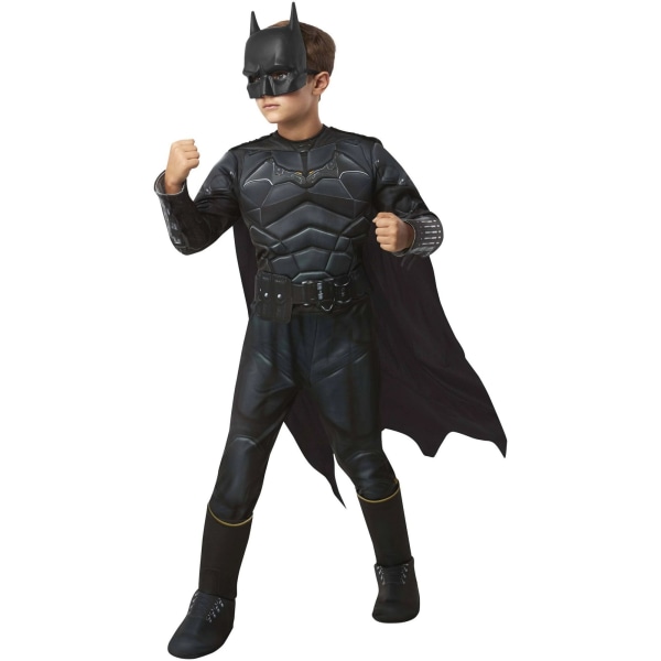Batman Boys Deluxe Costume S Svart Black S