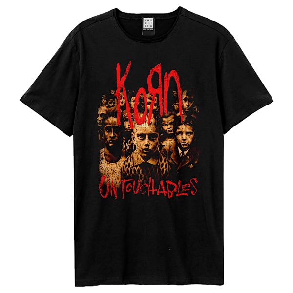 Korn Unisex Vuxen Untouchables Korn T-shirt S Svart Black S