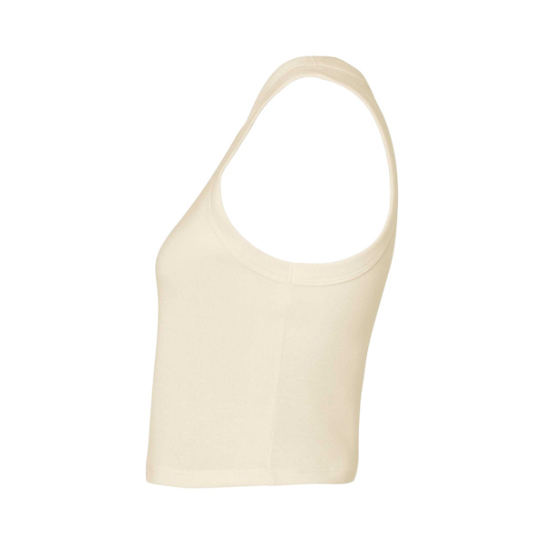 Bella + Canvas Dam Micro-Rib Racerback Linne L Sol Solid Natural L