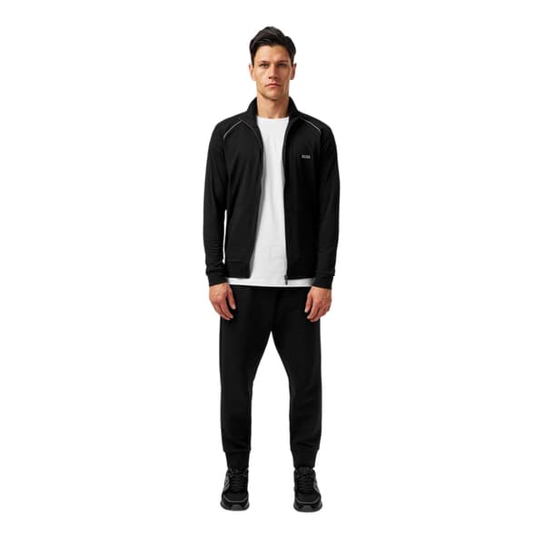 Boss Herr Bomull Casual Träningströja M Svart Black M