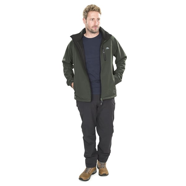 Trespass Mens Accelerator II Vattentät Softshelljacka S Oliv Olive S