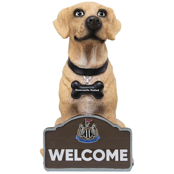 Newcastle United FC Labrador Trädgårdstomte En Storlek Brun/Vit/ Brown/White/Black One Size