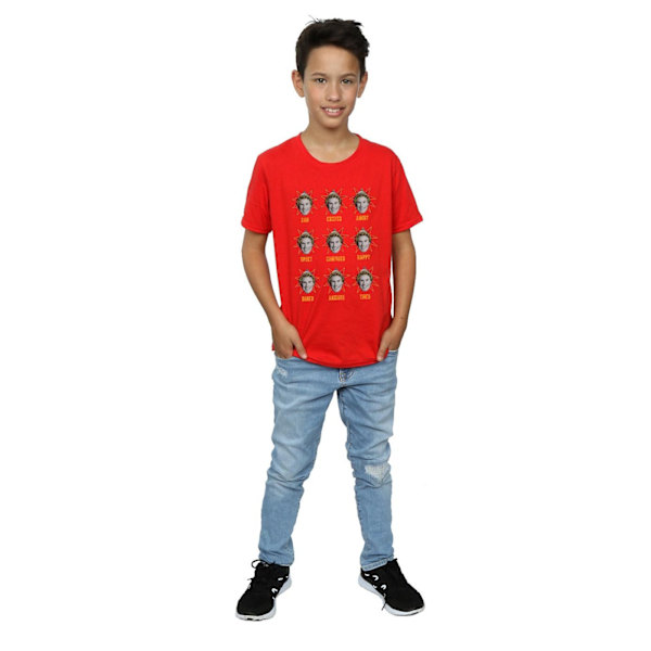 Elf Boys Buddy Moods T-Shirt 7-8 år Röd Red 7-8 Years