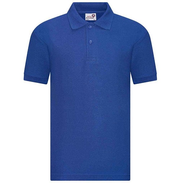 Awdis Barn/Barn Akademi Pique Poloskjorta 3-4 År Royal B Royal Blue 3-4 Years
