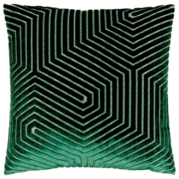 Paoletti Evoke Cut Kuddfodral 45cm x 45cm Smaragd Emerald 45cm x 45cm