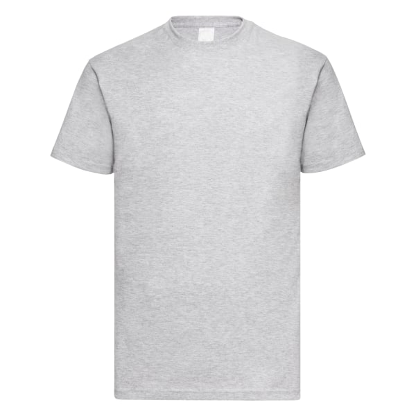 Herr Value Kortärmad Casual T-shirt Medium Grey Marl Grey Marl Medium