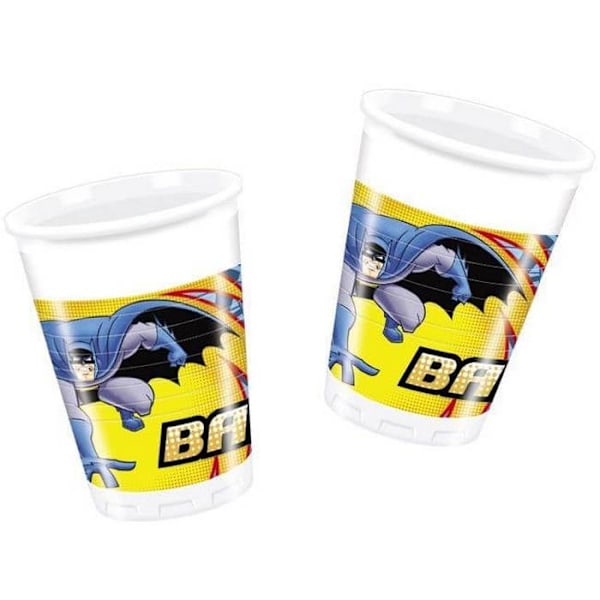 Batman Pappersmuggar (8-pack) En Storlek Flerfärgad Multicoloured One Size