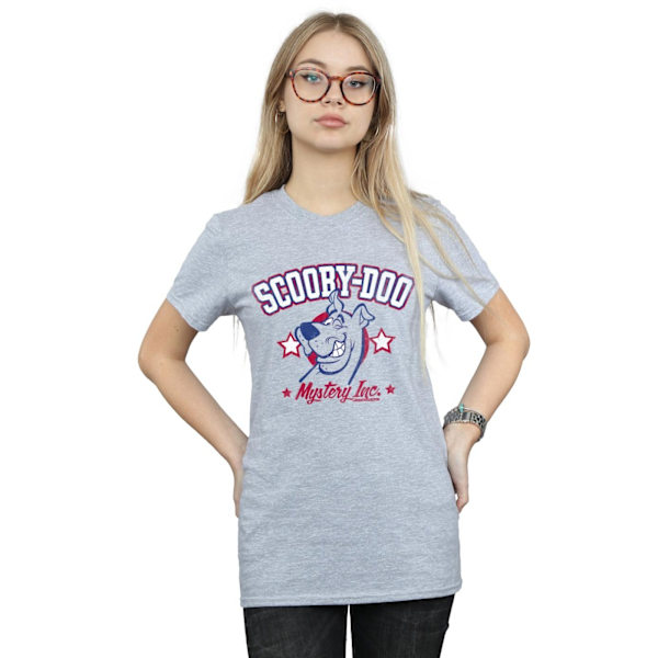 Scooby Doo Dam/Damer Collegiate Mystery Inc Bomull Pojkvän Sports Grey 4XL