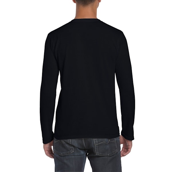 Gildan Soft Style långärmad T-shirt för män (5-pack) L Svart Black L