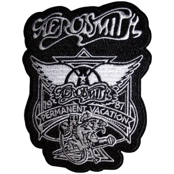Aerosmith Permanent Vacation Strykmärke One Size Svart/Silver Black/Silver One Size