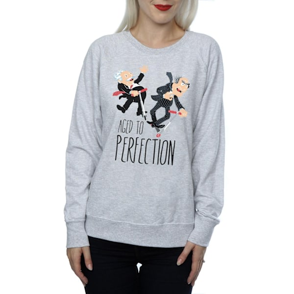 Disney Dam/Damer The Muppets Åldrats till Perfektion Sweatshirt Heather Grey S