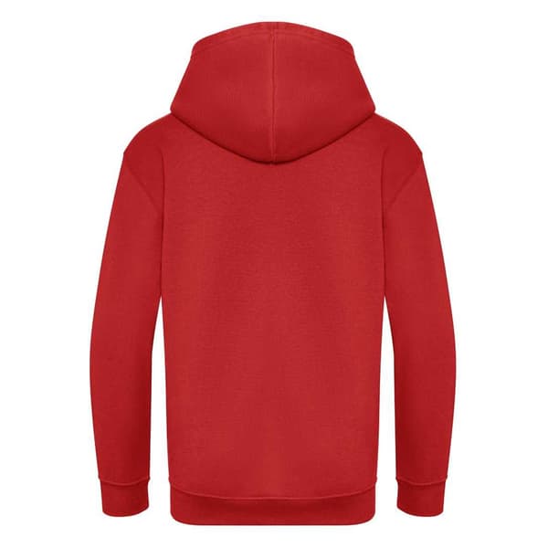 Awdis Barn/Barn Hoodie 7-8 År Eldröd Fire Red 7-8 Years