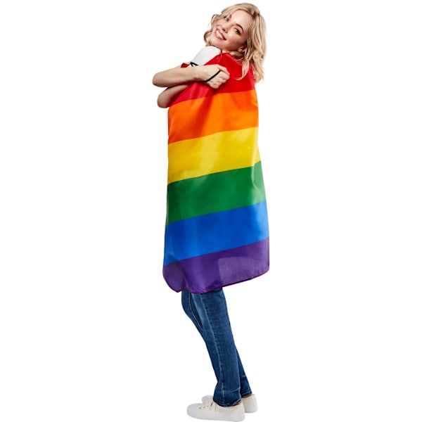 Pride Rainbow Cape One Size Multicoloured Multicoloured One Size