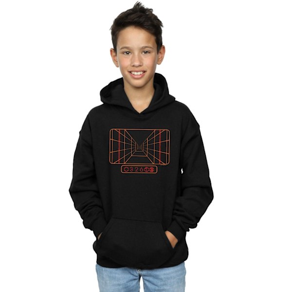 Star Wars Pojkar Sikt Dator Huvtröja 12-13 År Svart Black 12-13 Years