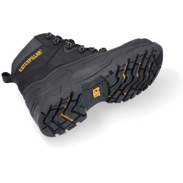 Caterpillar Mens Typhoon SBH Läder Säkerhetskängor 11 UK Svart/Gul Black/Yellow 11 UK