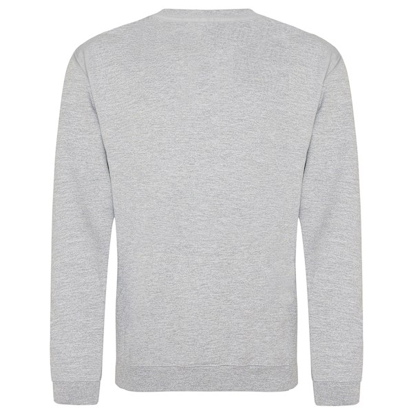 AWDis Just Hoods AWDis Unisex Crew Neck Plain Sweatshirt (280 G Heather Grey 4XL