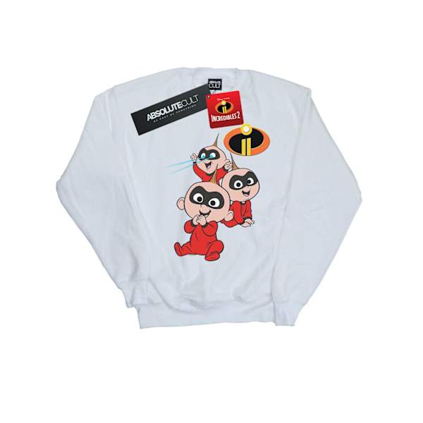 Disney Dam/Kvinnor The Incredibles Jak Jak Sweatshirt S Vit White S