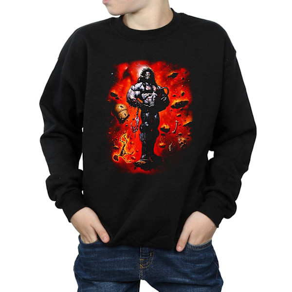 DC Comics Boys Lobo Cosmos Sweatshirt 12-13 år Svart Black 12-13 Years