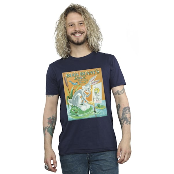Looney Tunes Herr Bugs Bunny Målarbok T-shirt S Marinblå Navy Blue S