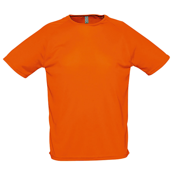 SOLS Herr Sporty Kortärmad Performance T-shirt L Orange Orange L