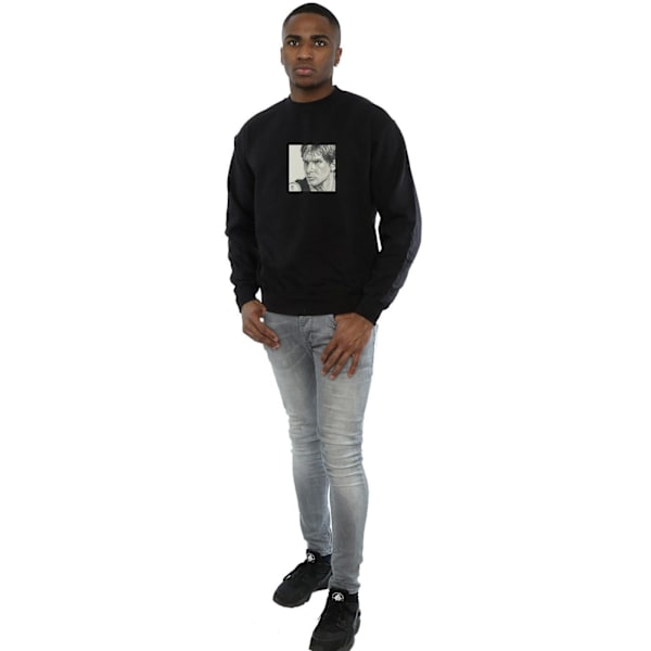 Star Wars Herr Han Solo Teckning Sweatshirt 3XL Svart Black 3XL