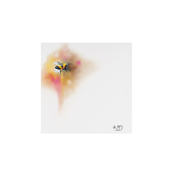 Alison Mcilkenny Bumblebee Print 30cm x 30cm Gul/Rosa/Vit Yellow/Pink/White 30cm x 30cm