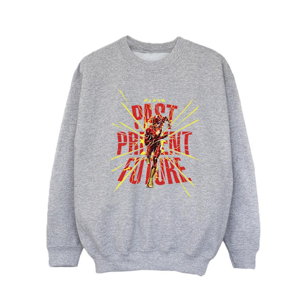 DC Comics Girls The Flash Förflutna Nutid Framtid Sweatshirt 5-6 År Sports Grey 5-6 Years