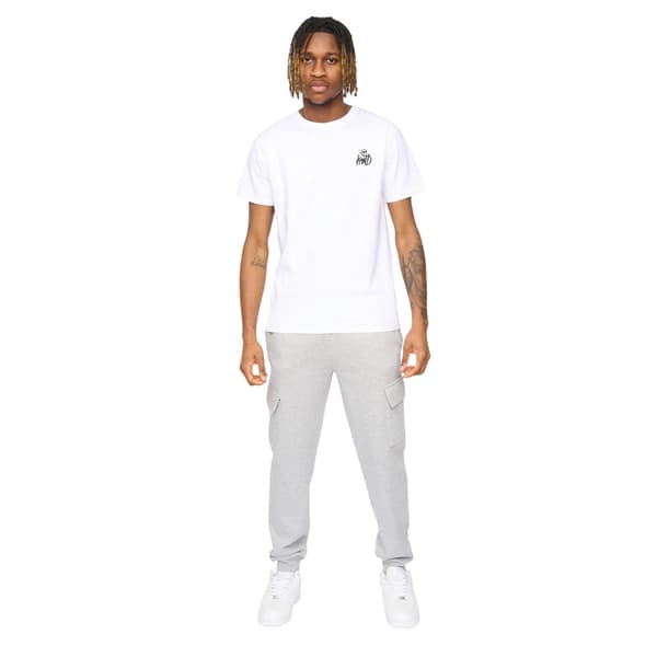 Kings Will Dream Herr Crosby Broderad Logotyp T-Shirt M Vit White M