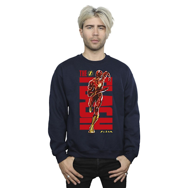 DC Comics Herr The Flash Dash Sweatshirt M Marinblå Navy Blue M