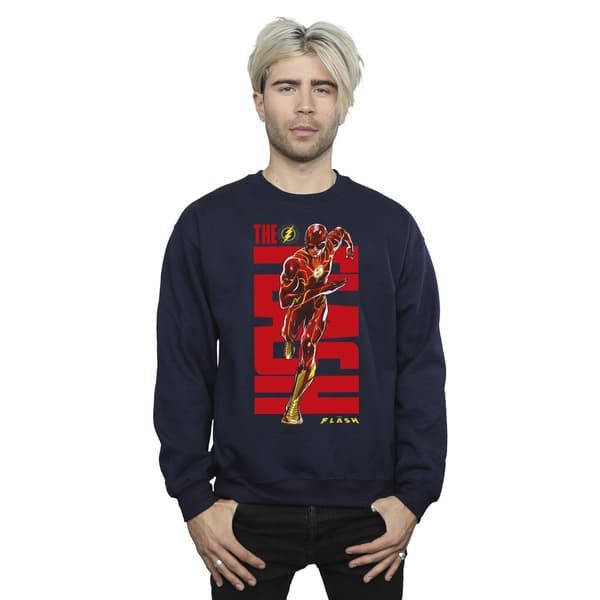 DC Comics Herr The Flash Dash Sweatshirt XXL Marinblå Navy Blue XXL