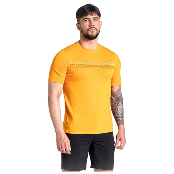 Craghoppers Dynamic T-shirt S Magma Orange för män Magma Orange S