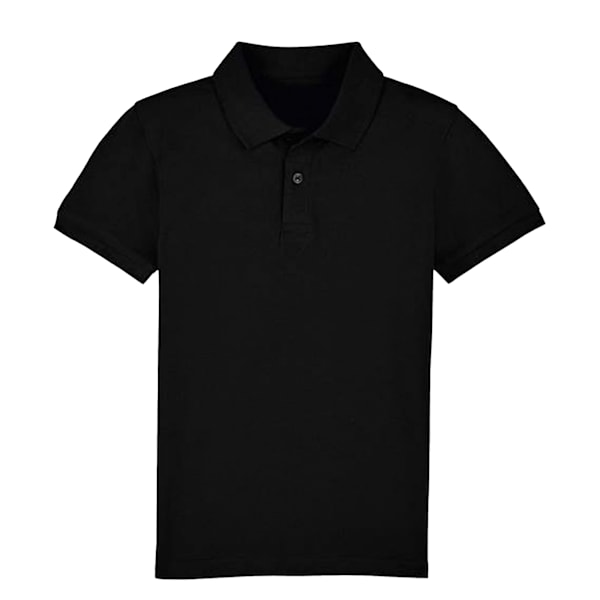 Casual Classic Barn/Kids Pikétröja 7-8 År (128cm) Svart Black 7-8 Years (128cm)