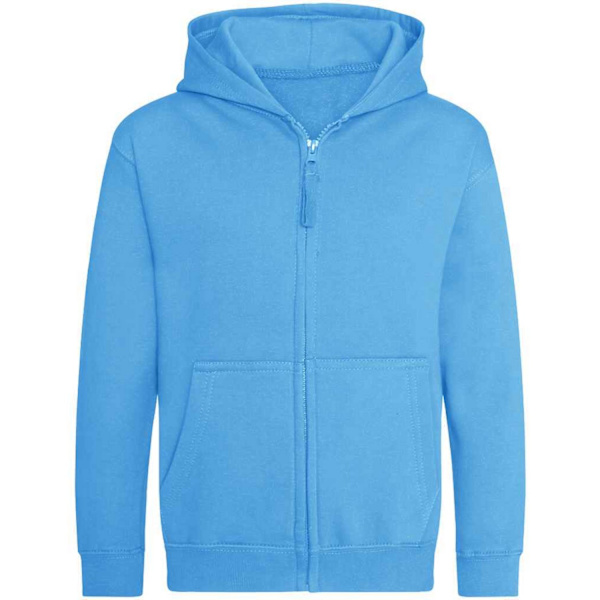 AWDis Cool Barn/Barn Zoodie Full Zip Hoodie 3-4 År Hawa Hawaiian Blue 3-4 Years