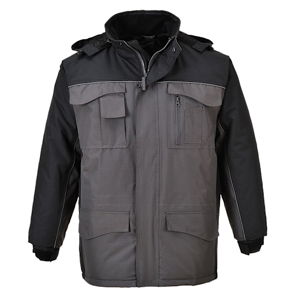 Portwest Herr Parka XS Svart/Grå Black/Grey XS