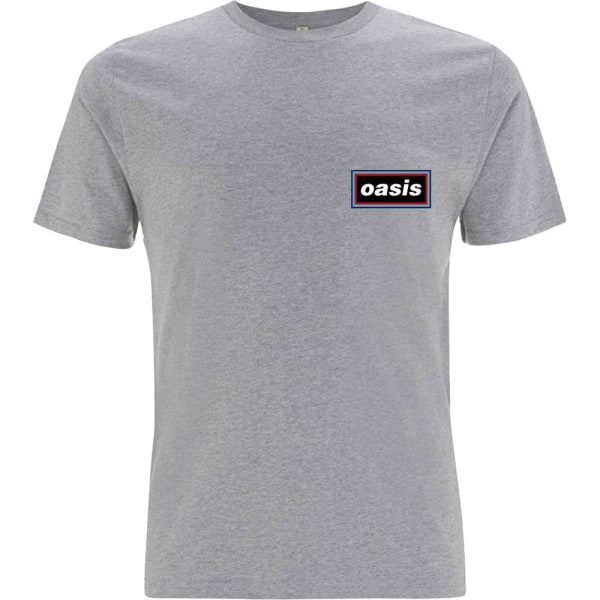 Oasis Unisex Vuxen Lines T-shirt L Grå Grey L
