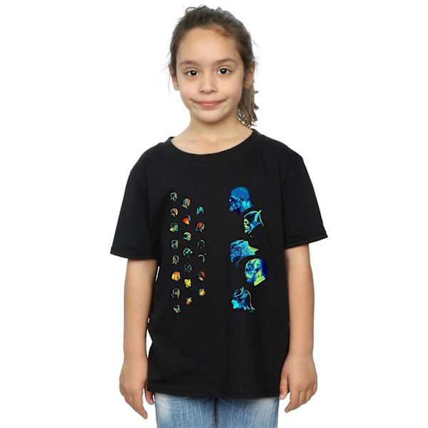 Marvel Girls Avengers Infinity War Galactic Assembly Bomull T-S Black 7-8 Years